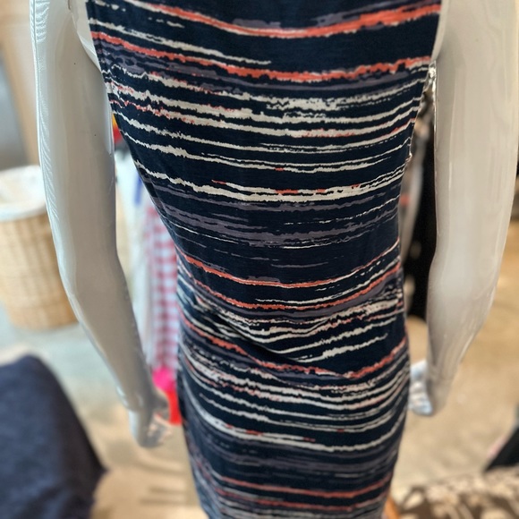 Splendid Multicolored Tank Dress with ruched sides. - Picture 5 of 5